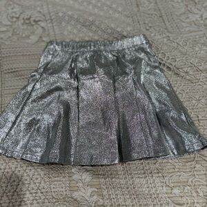 MIA Shimmering Silver Skort